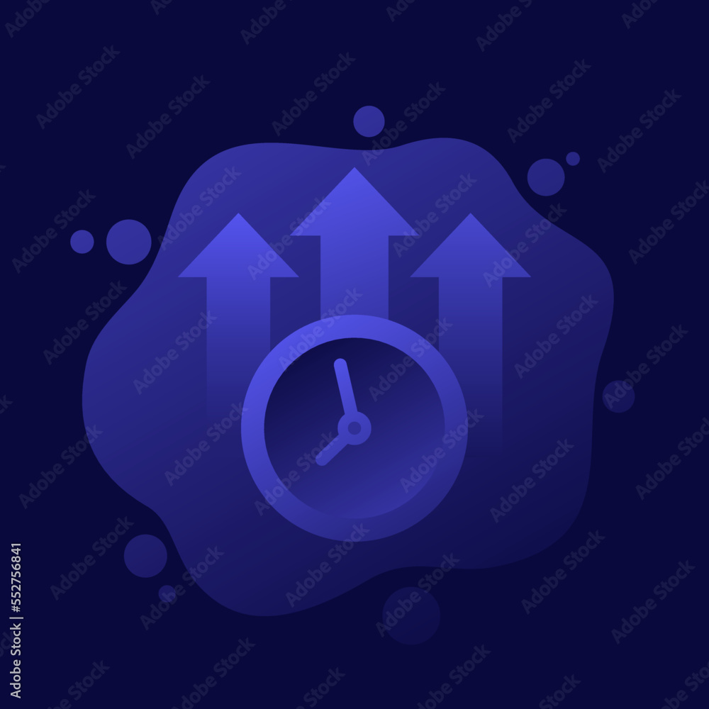 overtime icon, more time at work vector design overtime icon, more time at work vector design