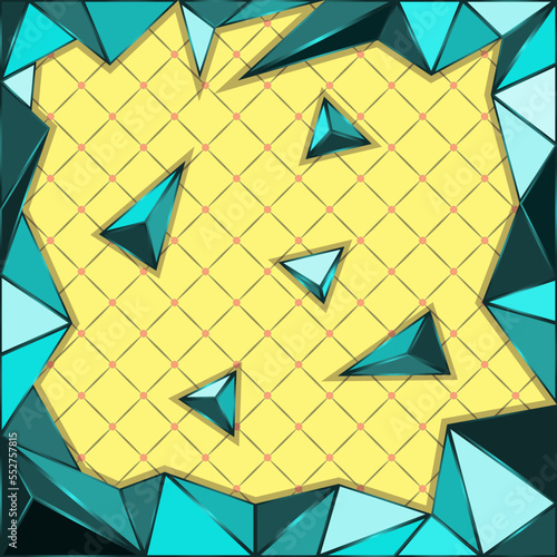 Stylish abstract design for background and backdrop. Modern and elegant banner  pattern. Geometrical illustrations style. Beautiful wallpaper.