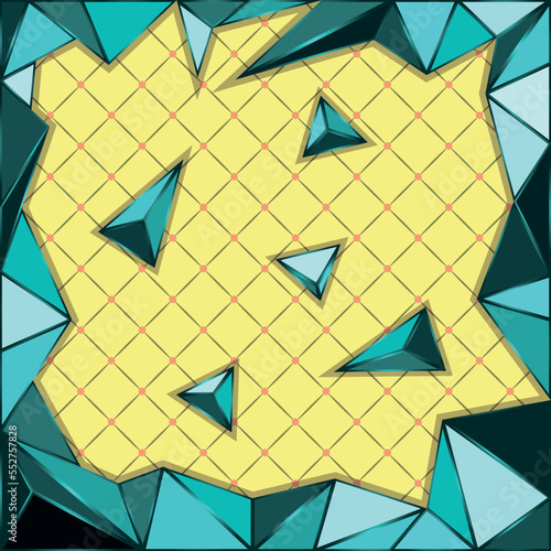 Stylish abstract design for background and backdrop. Modern and elegant banner  pattern. Geometrical illustrations style. Beautiful wallpaper.