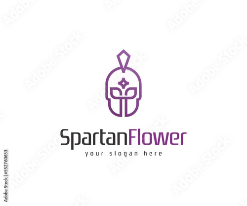 Spartan Flower Logo