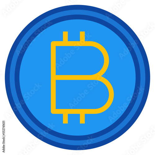 bitcoin two tone icon