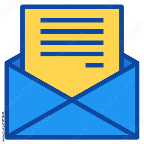 email two tone icon