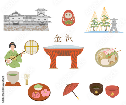 金沢　石川県　観光名所と名産