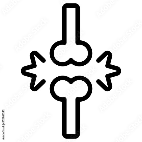 dislocated bone icon