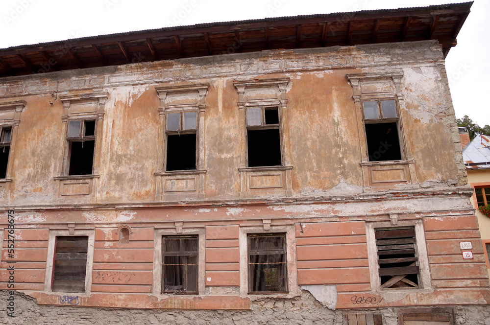 Old abandoned stone house in Slovakia