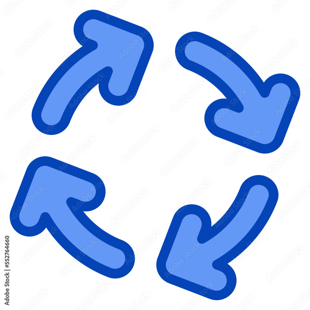 loop blue icon loop blue icon