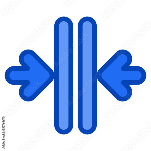 merge blue icon