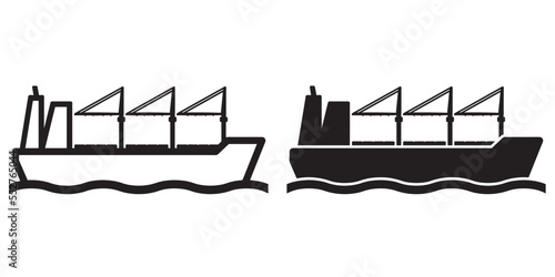 ofvs256 OutlineFilledVectorSign ofvs - bulk carrier vector icon . isolated transparent . outline and filled version . AI 10 / EPS 10 . g11596