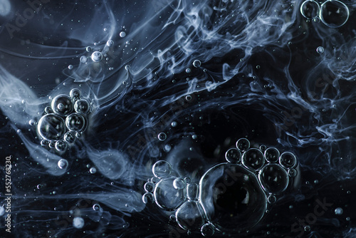 water drops on black background