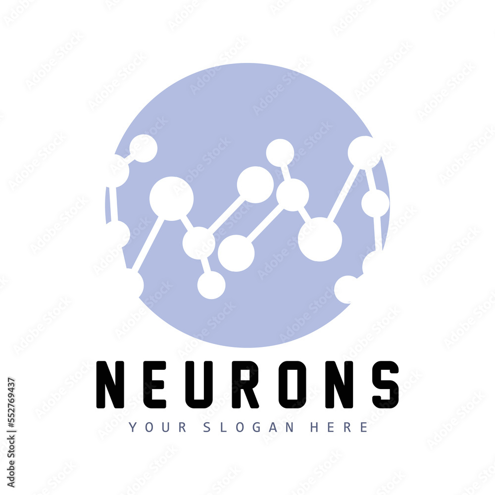 Neuron Logo, Molecule Logo Design, Vector AND, Template Illustration Neuron Logo, Molecule Logo Design, Vector AND, Template Illustration