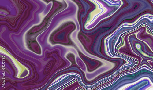 Abstract mineral slice purple liquid stains acrylic paint spots waves background