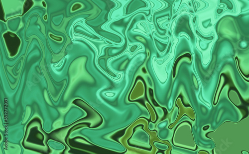 Abstract beautiful background of mixed shades of green with a marble pattern. Liquid colorful green emerald paint diffusion background. Creative concept