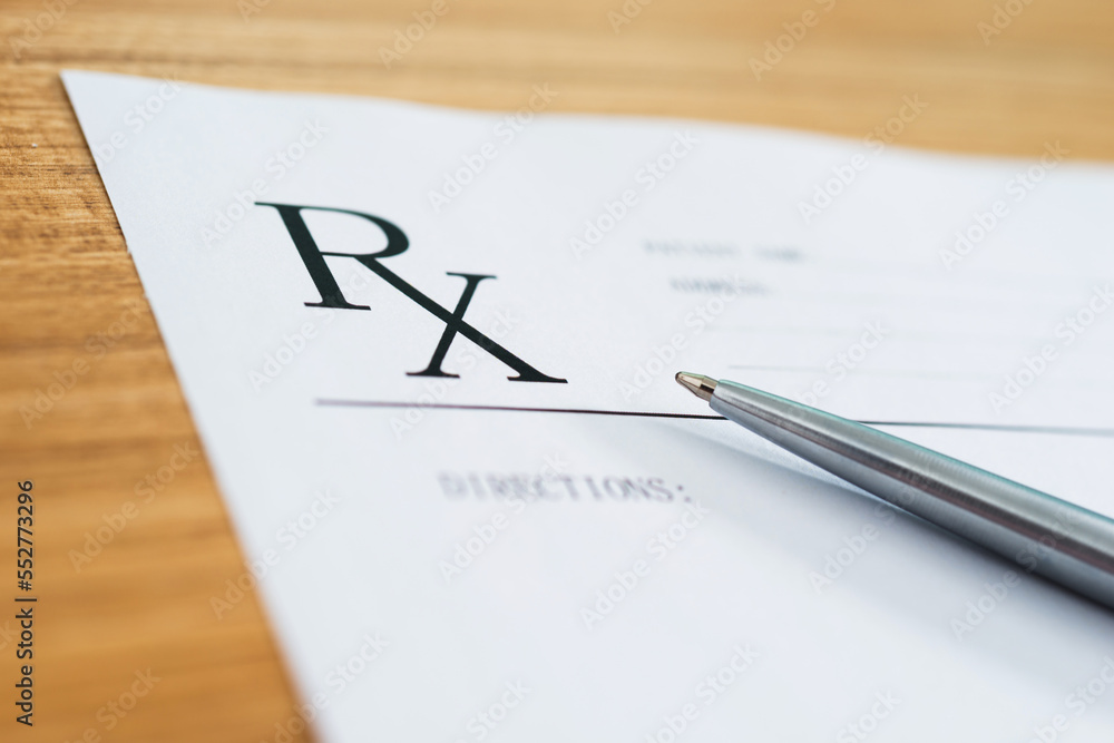 custom made wallpaper toronto digitalMedical prescription and pen on doctor desk