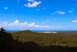 View of the Port Stephens area from the Gan Gan lookout on a clear sunny day
