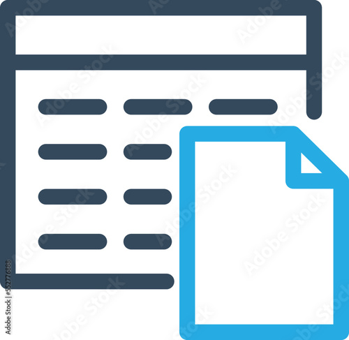 Sheet Format Vector Icon

