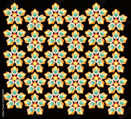 seamless floral pattern, background, wallpaper, flower, Arts 