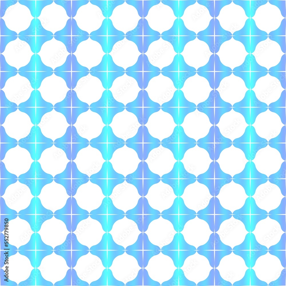 Infinity Frame in Gradient Seamless Pattern