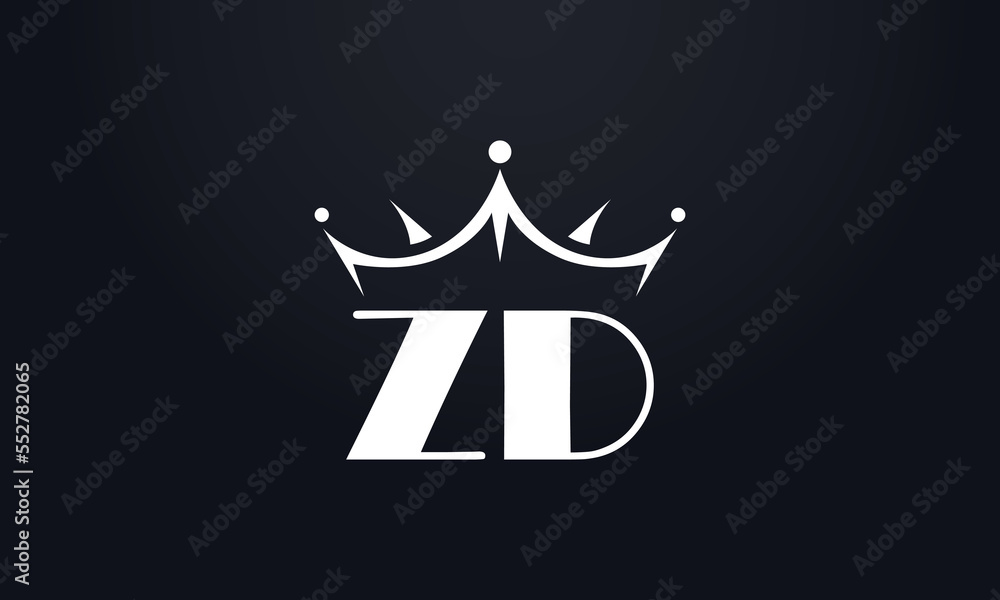King crown logo design vector and extra bold queen symbol King crown logo design vector and extra bold queen symbol