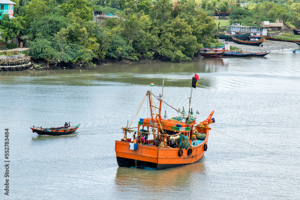 boats on the river