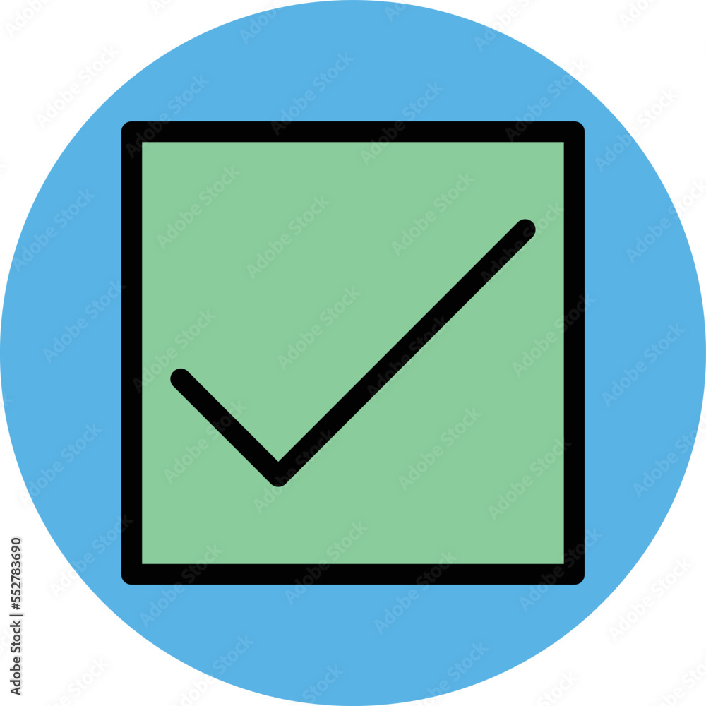 Check Mark Vector Icon
Check Mark Vector Icon