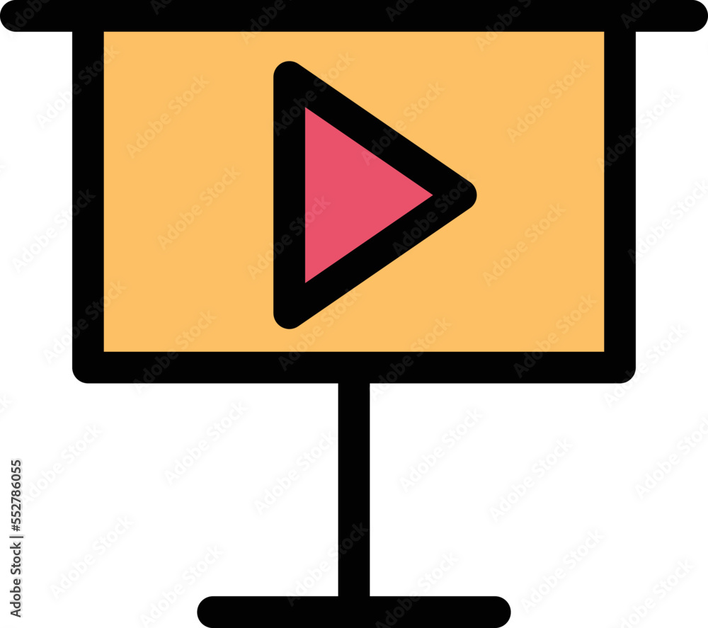 Online Presentation Vector Icon
Online Presentation Vector Icon