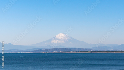 江ノ島から臨む富士山
