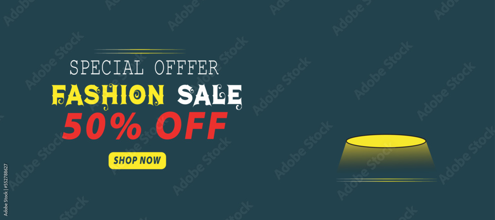 Fototapeta premium sale offer banner