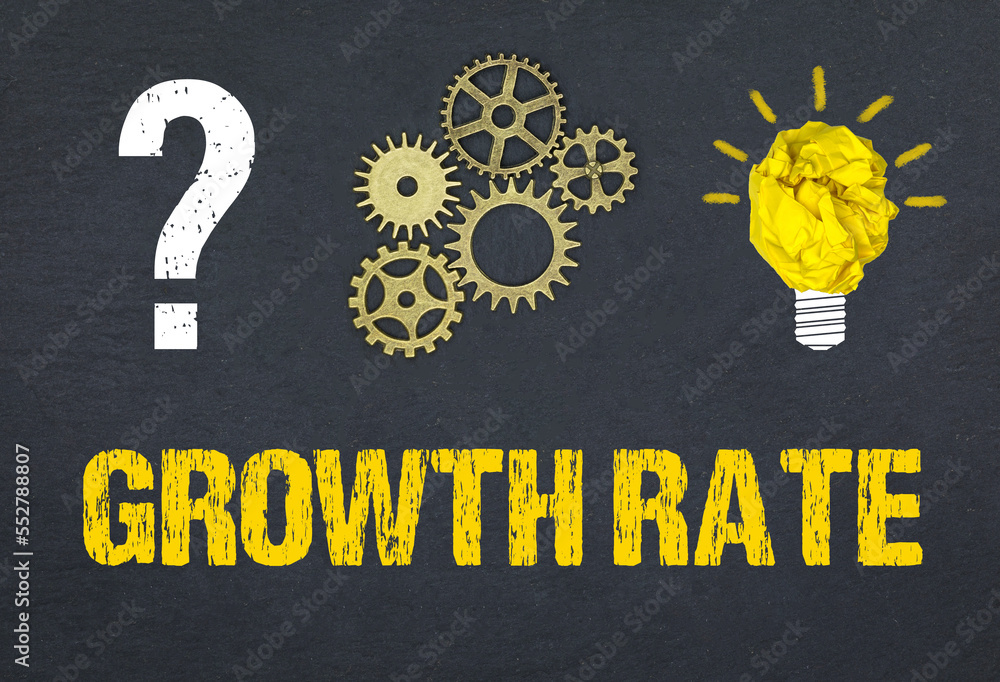 Obraz premium Growth Rate