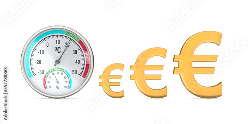 Round mechanical hygrometer...