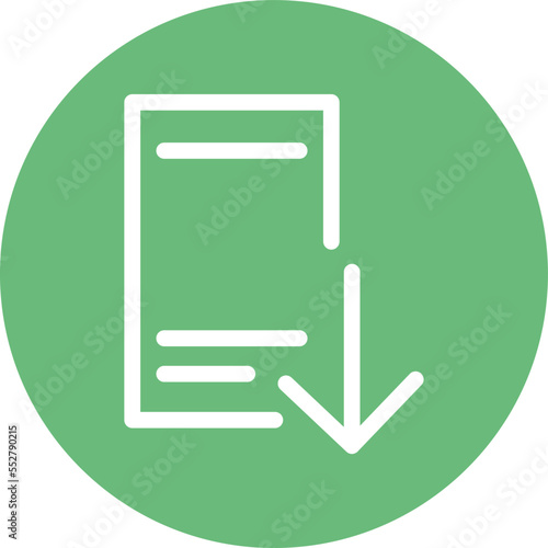 Downloading Vector Icon
