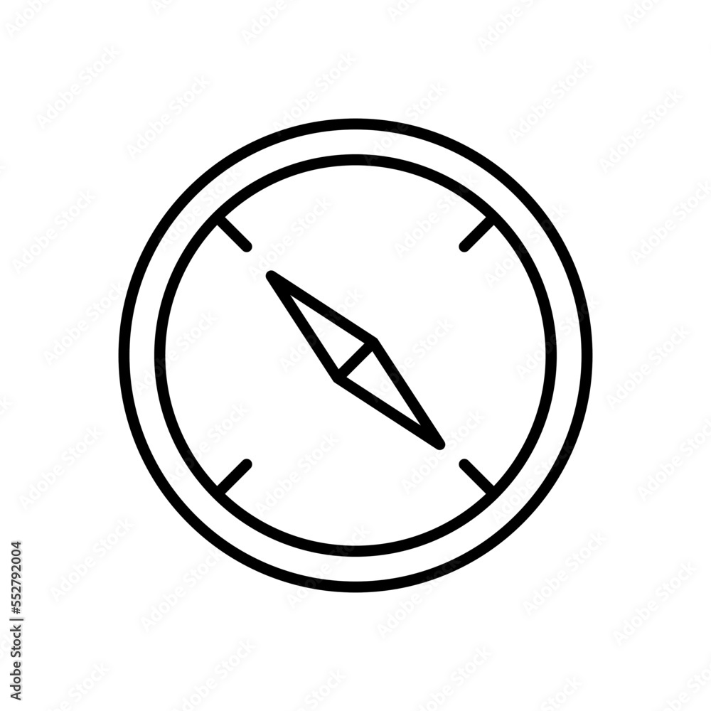 Compass Rose Icon Vector Template Compass Rose Icon Vector Template