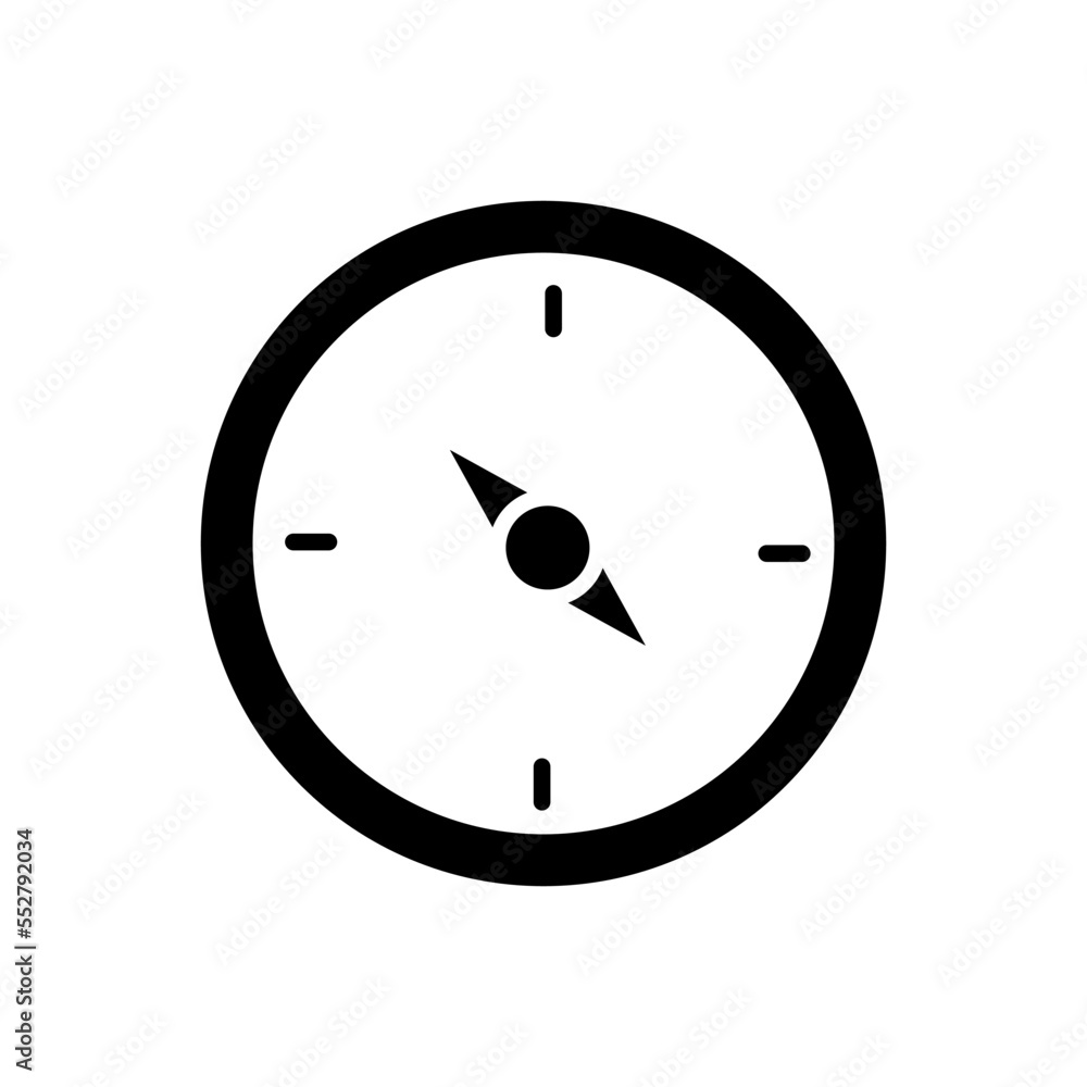 Compass Rose Icon Vector Template Compass Rose Icon Vector Template
