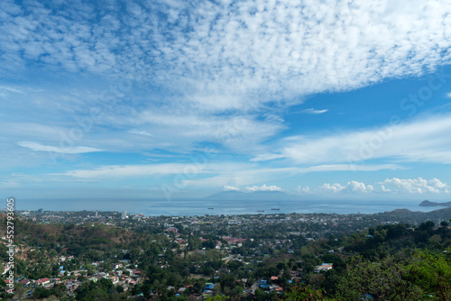 Dili, the capital of East Timor with Atauro Island in the background photo