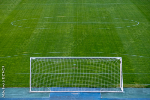 Goal and soccer field without people © CarloSanchezPereyra