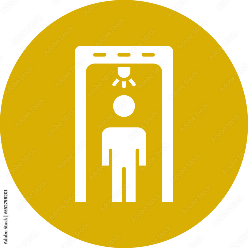 Metal Detector Icon Style Metal Detector Icon Style