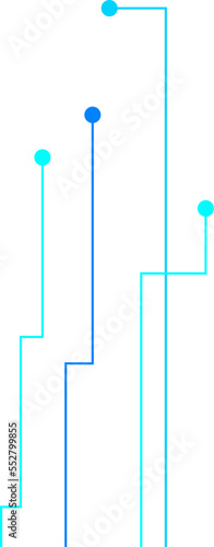 Techno Lines Decorative Vector Design Element