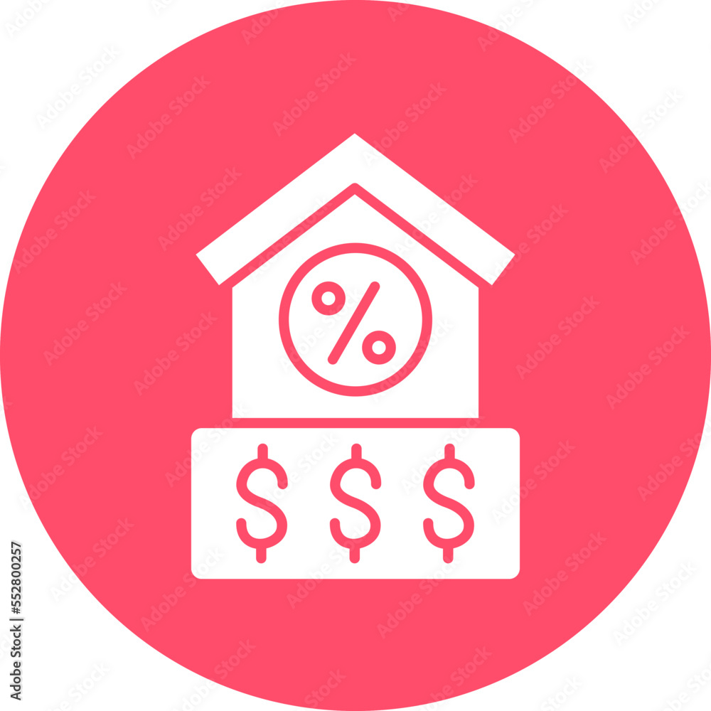 House Loan Icon Style House Loan Icon Style