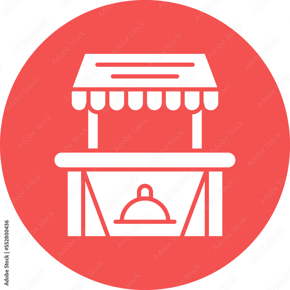 Food Stall Icon Style Food Stall Icon Style