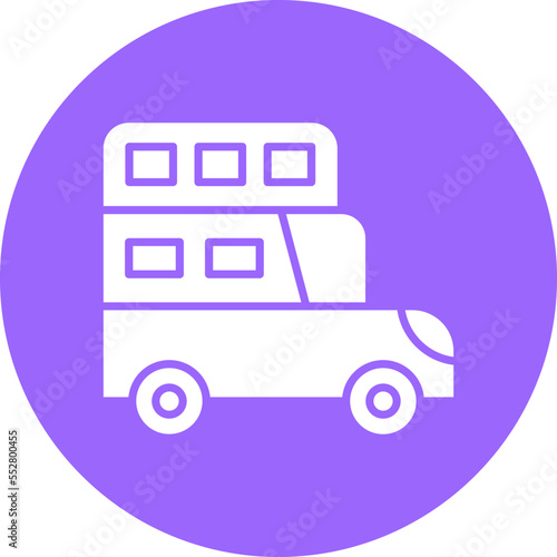 Double Decker Icon Style