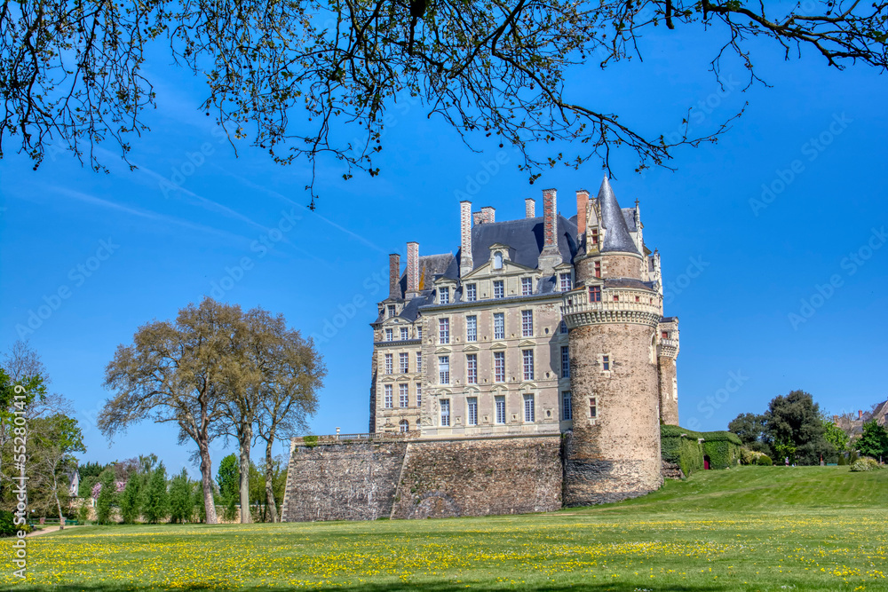  The Castle of Brissac, a renaissance castle in France.