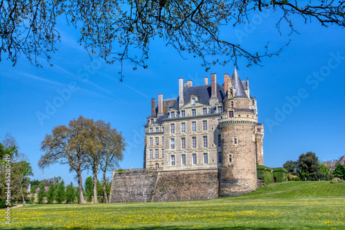  The Castle of Brissac, a renaissance castle in France.