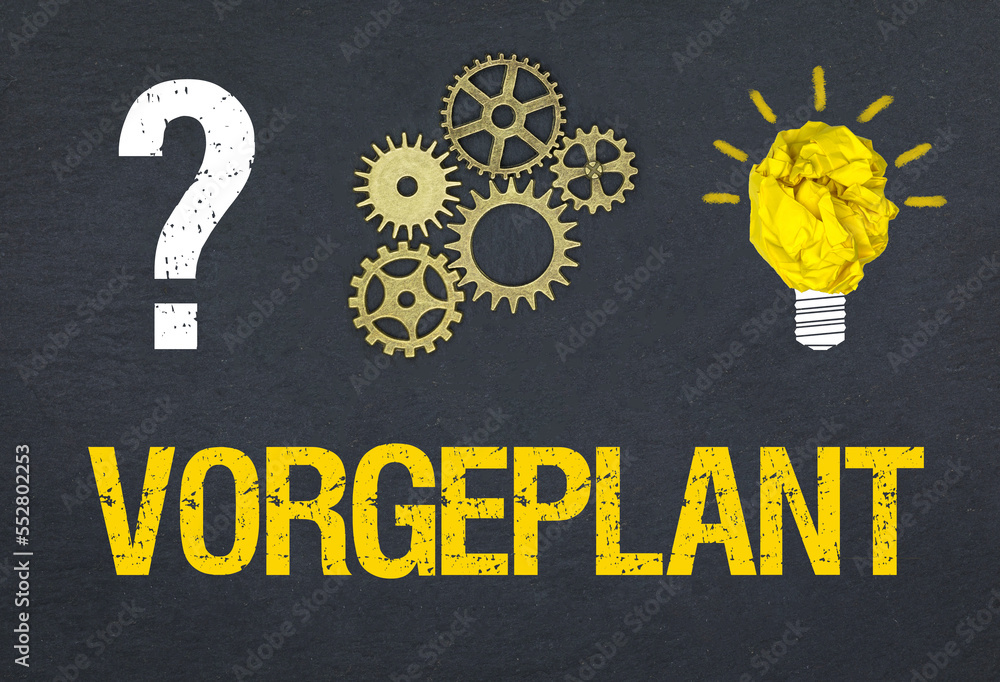 Obraz premium vorgeplant