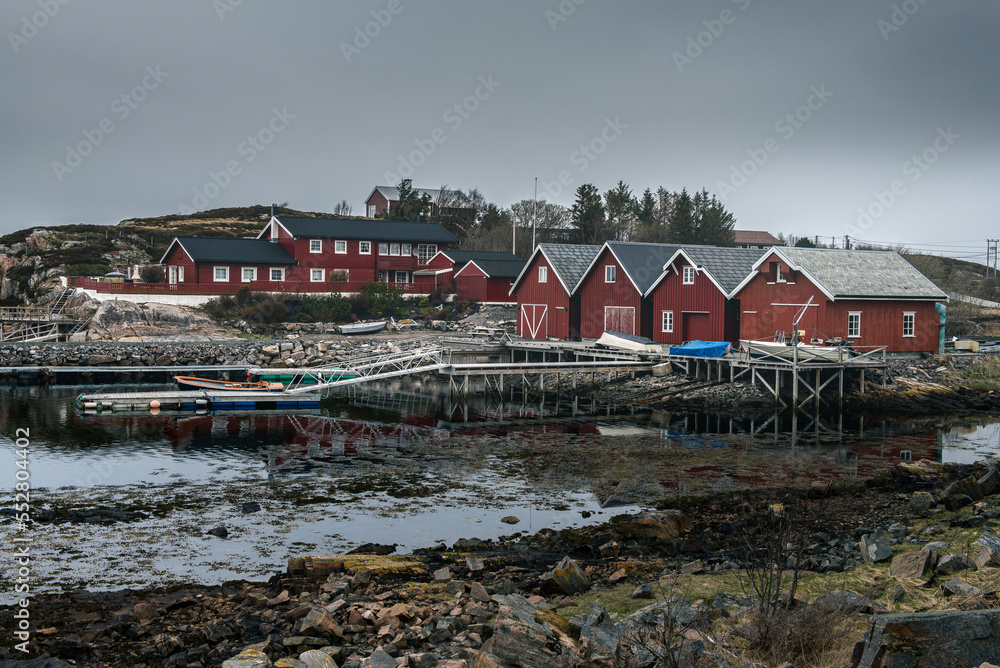 fishing port in norway