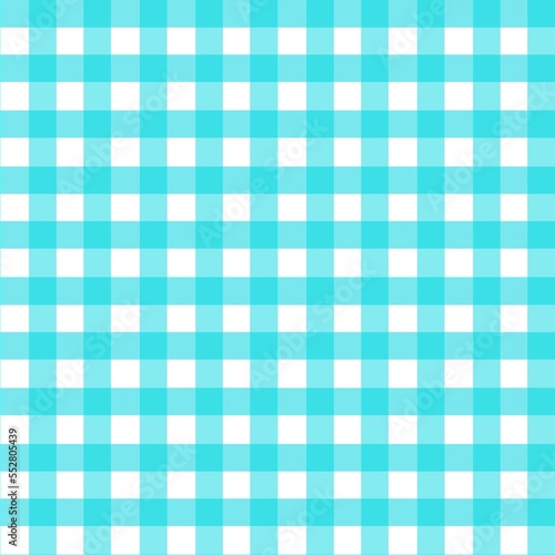  Geometric pattern seamless gingham blue white can be used in decoration design fashion clothes Bedding, curtains, tablecloths