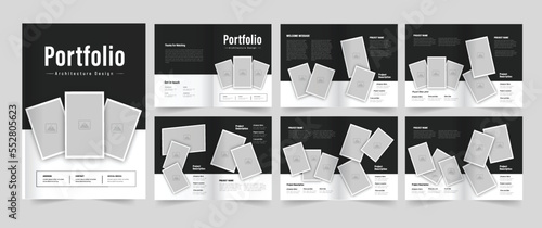 portfolio template layout or architecture portfolio or portfolio template or multipurpose portfolio