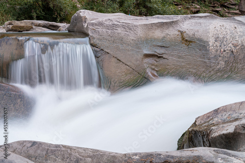 waterfall in the mountains