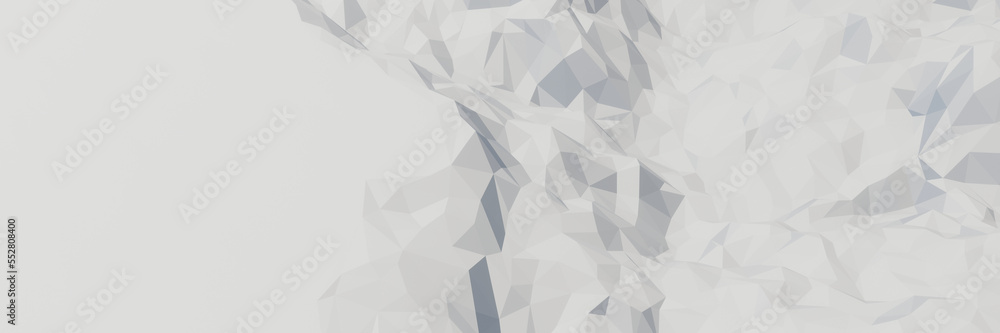 3D low polygon ice mountain. Cold environment. 3D low polygon ice mountain. Cold environment.
