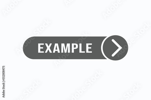 example button vectors. sign label speech bubble example
 photo