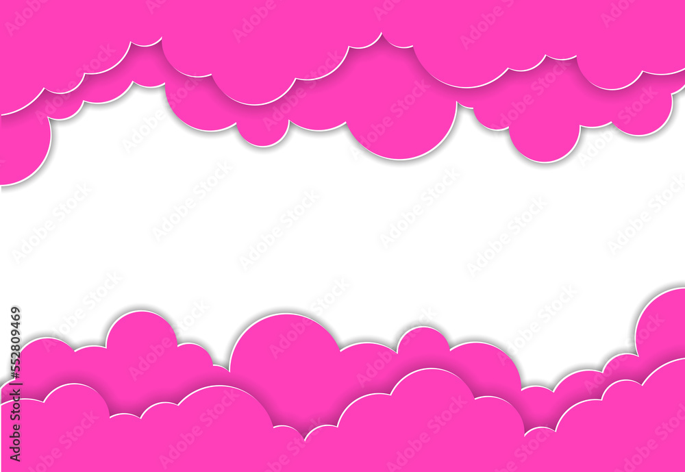Cute cloud frame