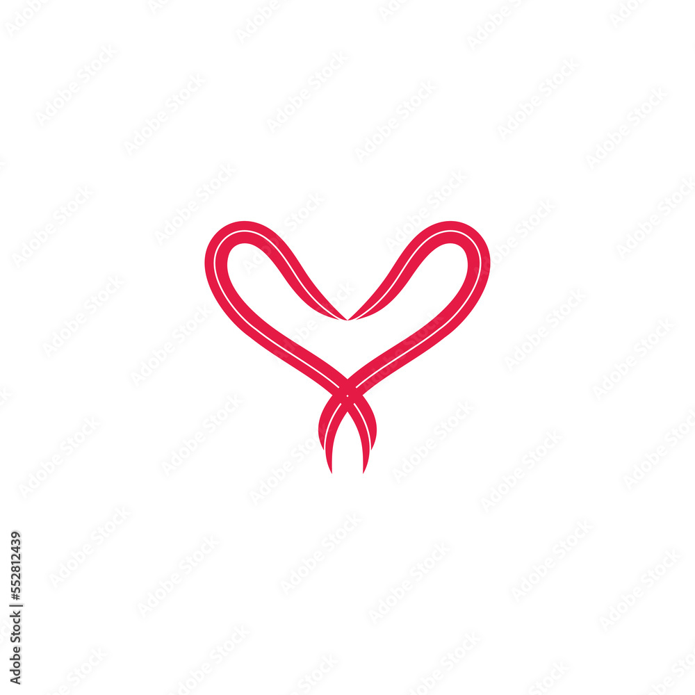 red ribbon medical decoration symbol stripe vector red ribbon medical decoration symbol stripe vector